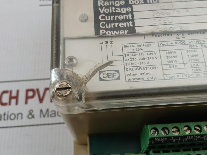 Protection Relay Gepimax-3N Deif 3000/5 A 40-70 Hz
