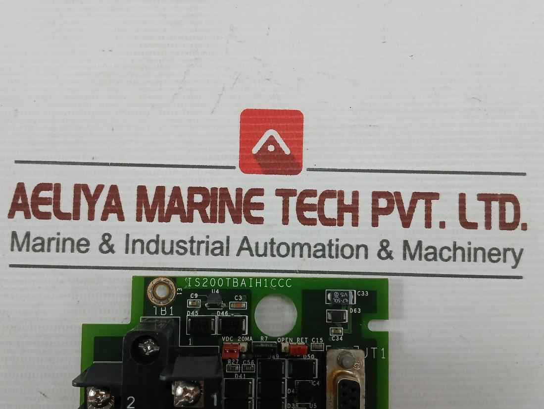 Protective Termination Board Part No: Is200Tbaih1Ccc General Electric