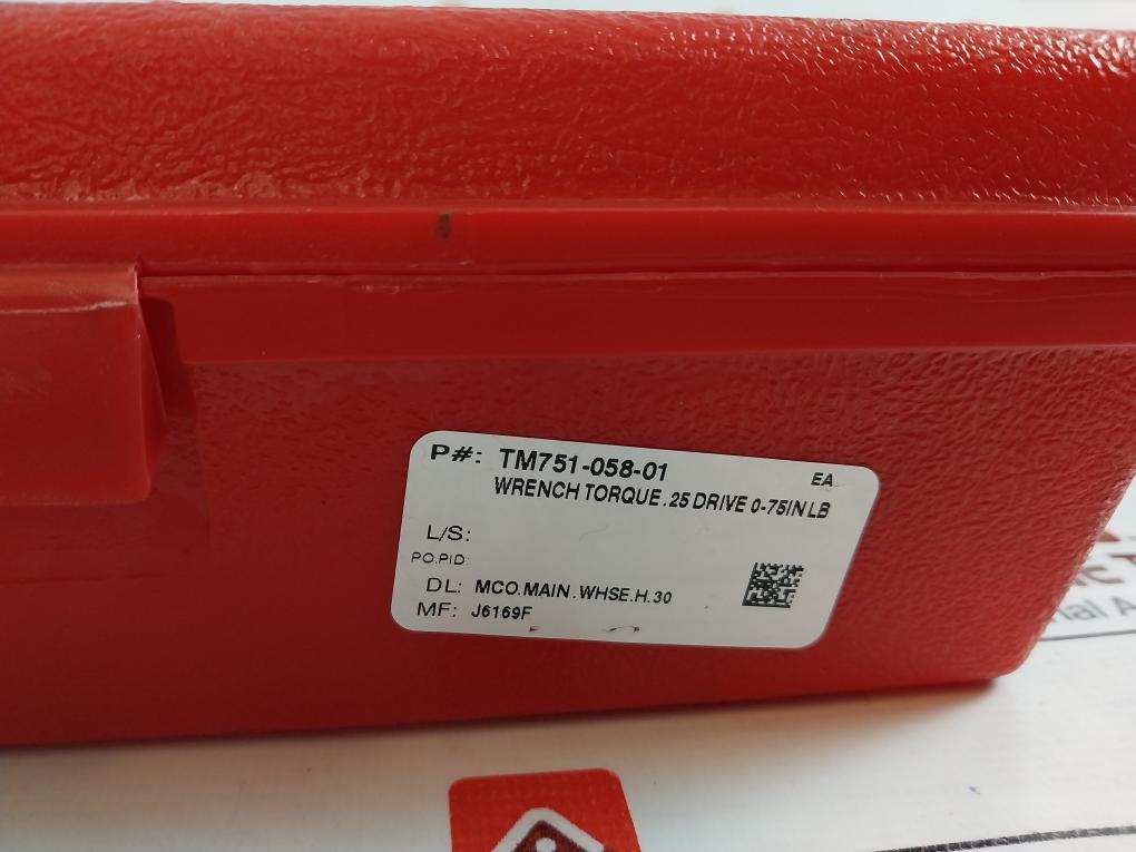 Proto J6169F Dial Torque Wrench 0-75 In.Lb / 0-90 Cm-kg