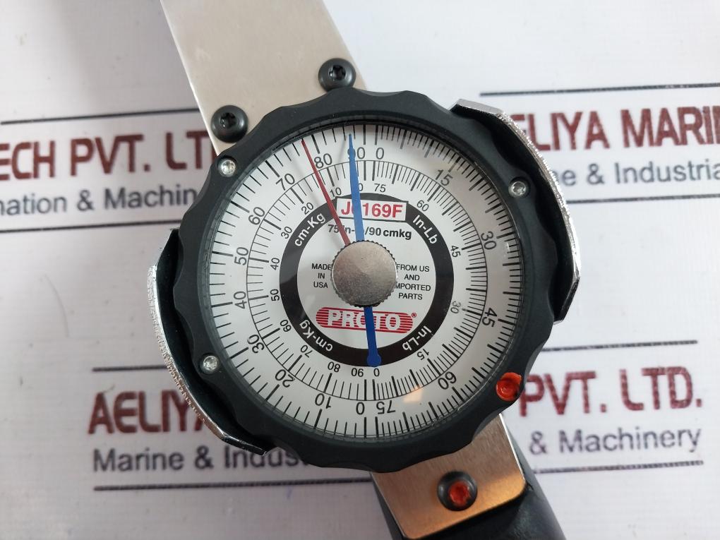 Proto J6169F Dial Torque Wrench 0-75 In.Lb / 0-90 Cm-kg