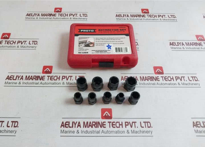 Proto J69X00 Bolt Extractor Socket Set 1/4-5/8 & 7-16
