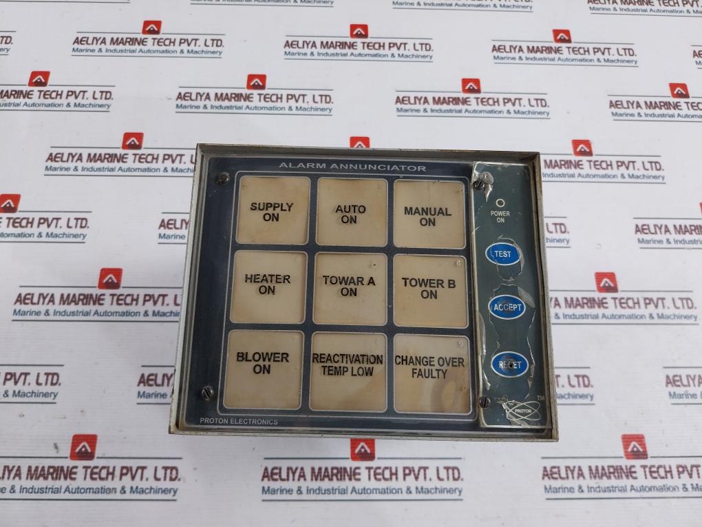 Proton Electronics Alarm Annunciator 90-270Vac/Dc