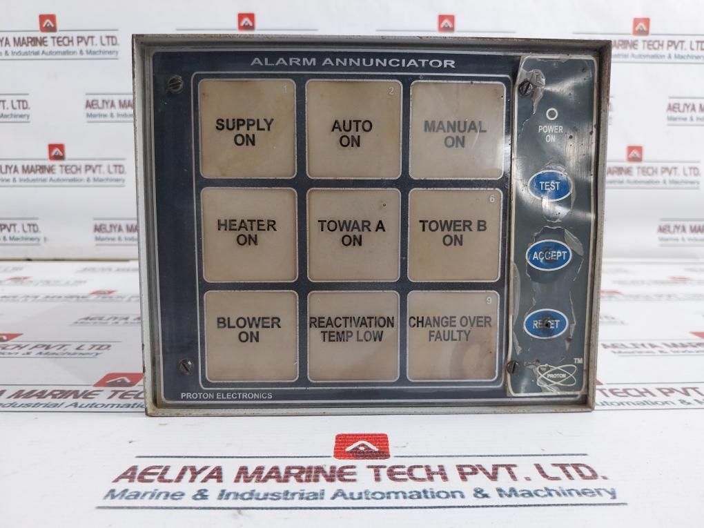 Proton Electronics Alarm Annunciator 90-270Vac/Dc