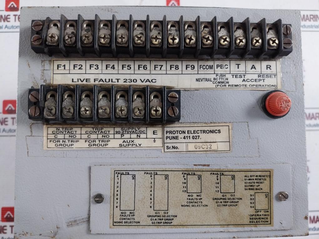 Proton Electronics Alarm Annunciator 90-270Vac/Dc