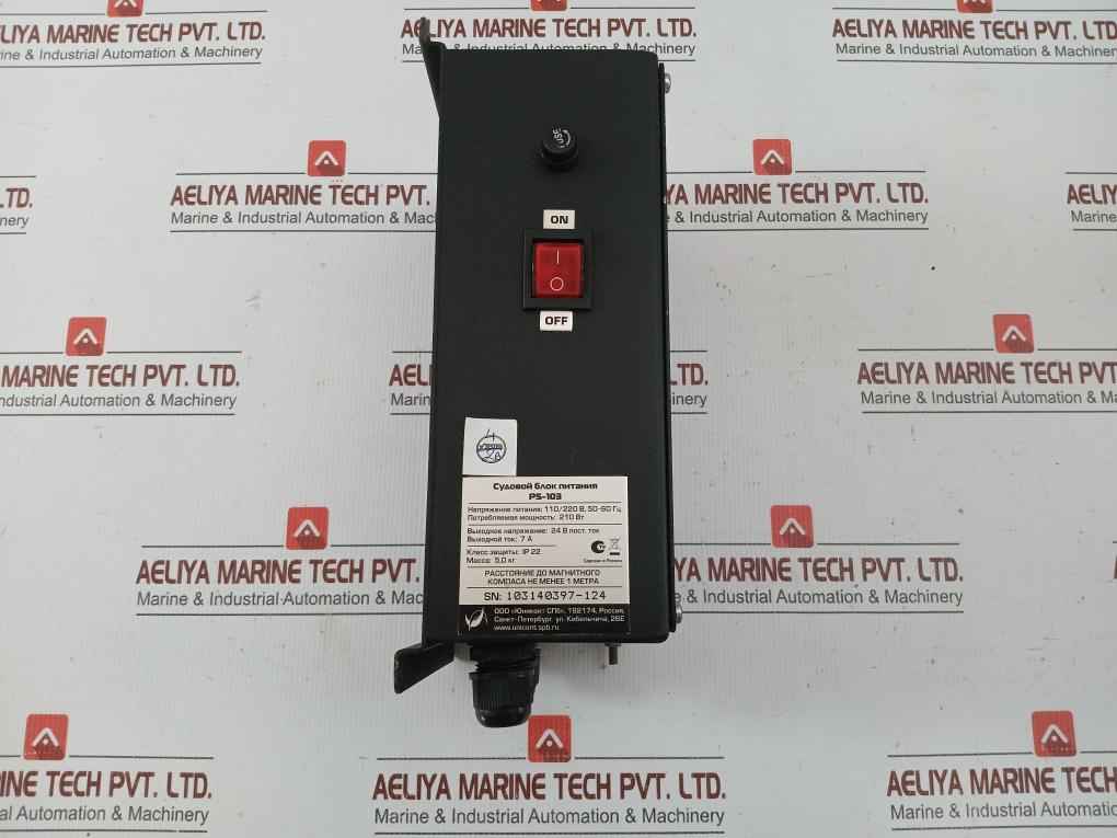 Ps-103 Power Supply Unit Unicont 24Vdc 7A 50-60 Hz