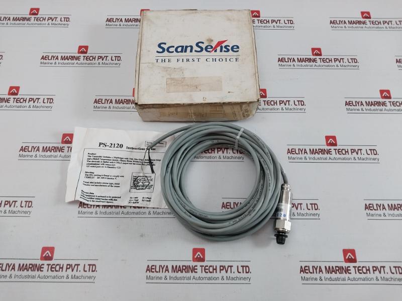 Ps-2120 Pressure Transmitter 0-450 Bar 4-20 Ma 28V Scan-sense