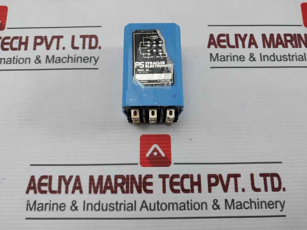 Ps Syracuse Electronics St-1171 Protection Relay 12Vdc