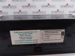 Psm 260/F3/H8/P50/8Mwg/9/Na Transmitters And Instrumentation Input: 0-8 Mwg Output: 4-20 Ma