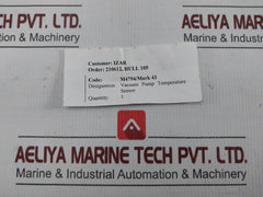 Pt100 Vacuum Pump Temperature Sensor Pyro-controle