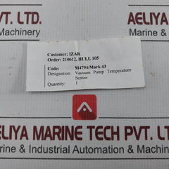 Pt100 Vacuum Pump Temperature Sensor Pyro-controle