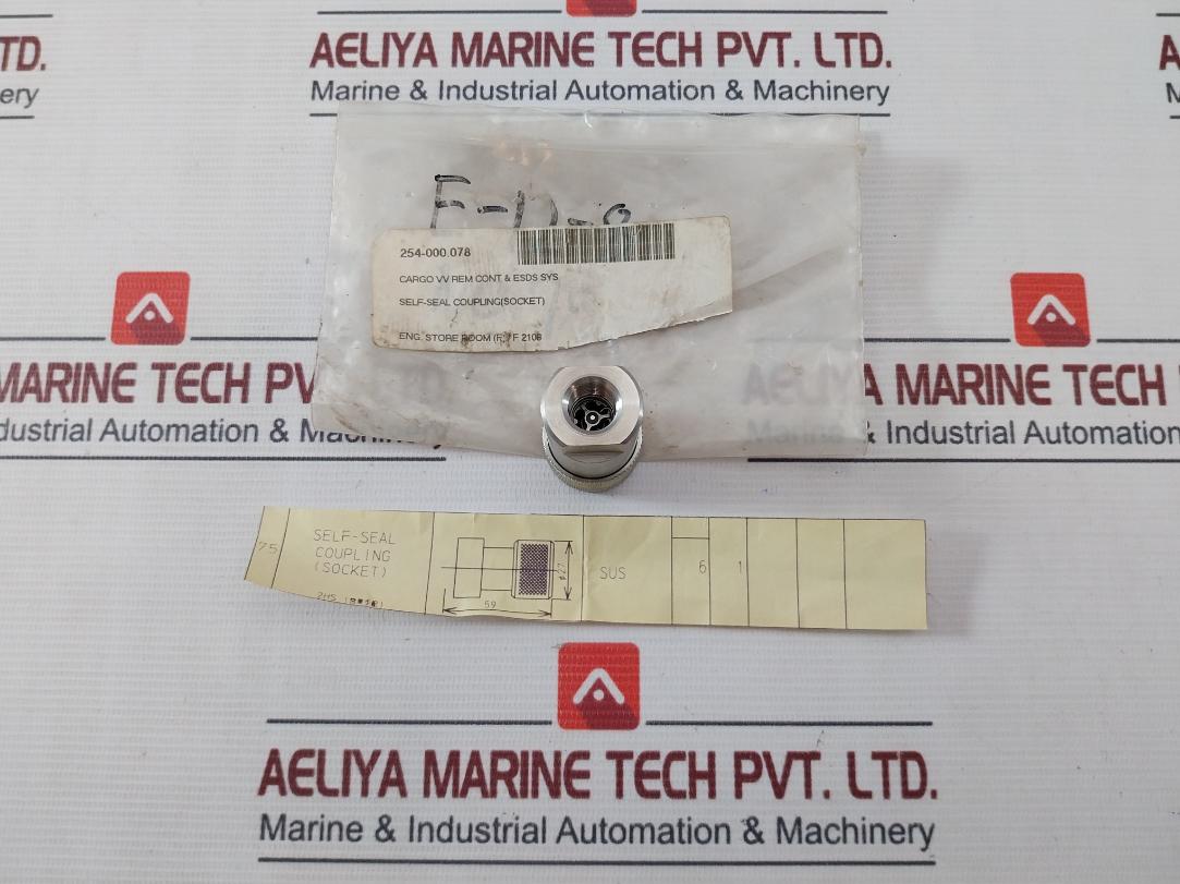 Pt 1/4 Self-seal Coupling (Socket)