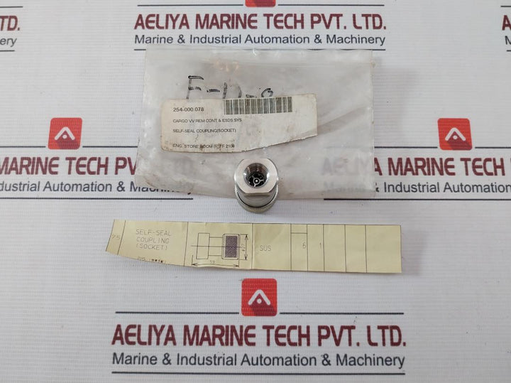 Pt 1/4 Self-seal Coupling (Socket)
