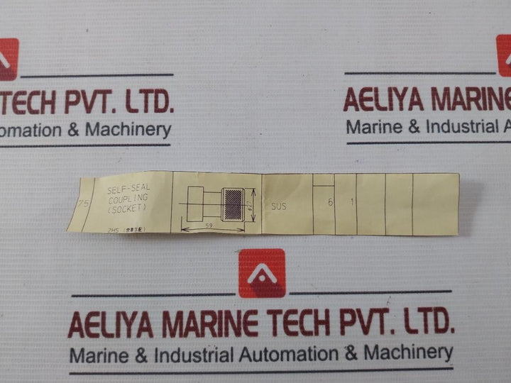 Pt 1/4 Self-seal Coupling (Socket)