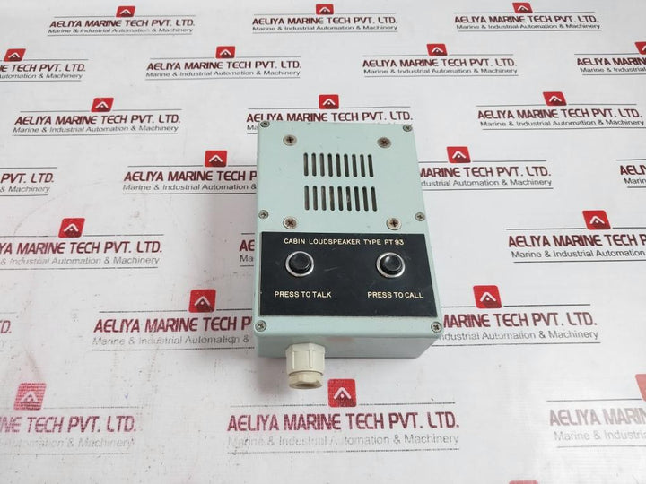 Pt 93 Cabin Loudspeaker Pushbutton To Talk 0023-117-0-00 8Ω Max4W