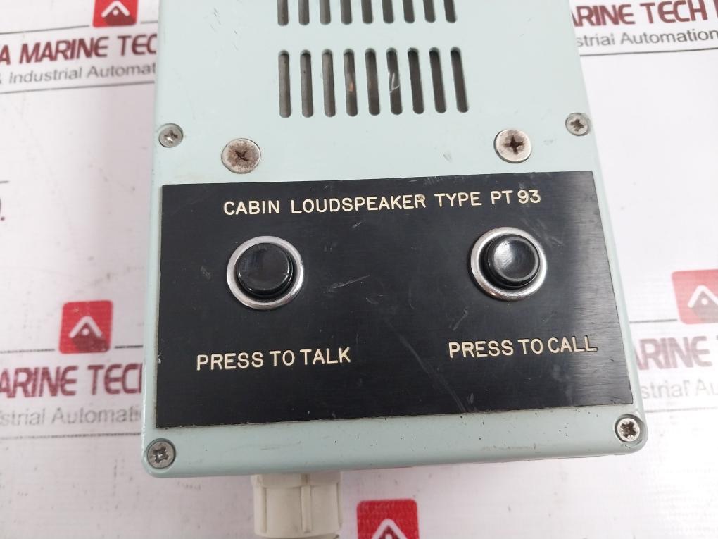 Pt 93 Cabin Loudspeaker Pushbutton To Talk 0023-117-0-00 8ω Max 4w