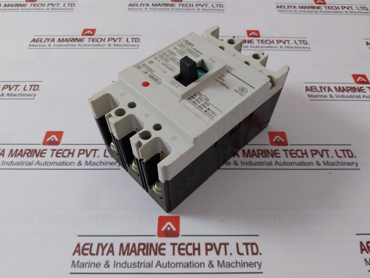 Pufa Dm1-100M/3300 Circuit Breaker 690V Ac 400V 50Hz 100A