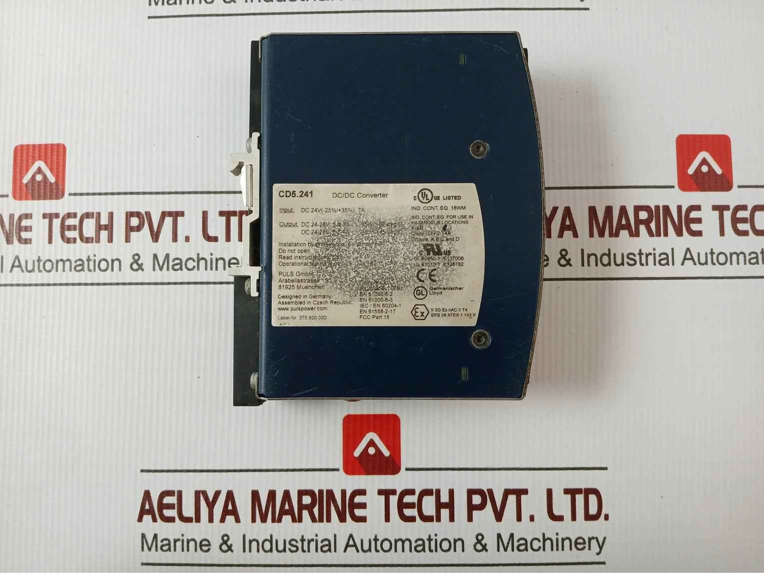 Puls Cd5.241 Dc/Dc Converter Iec 60950-1(Cb) -25 To +60 Deg C
