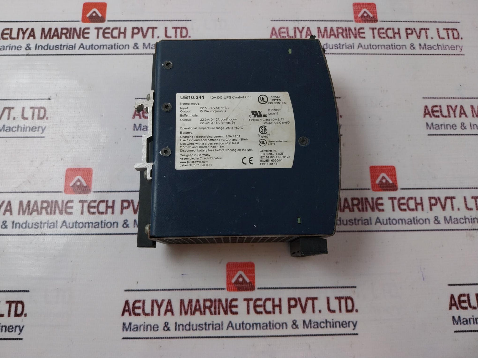 Puls Dimension UB10.241 Dc-ups Control Unit 22.5-30Vdc