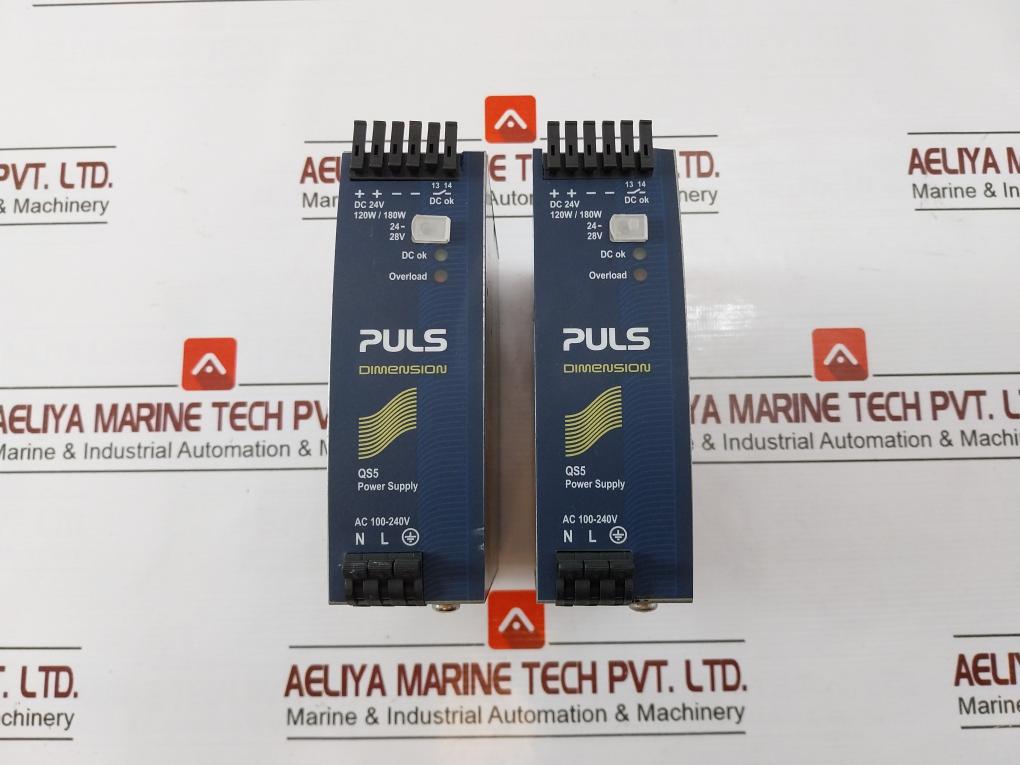 Puls Qs5.241-a1 Din Rail Power Supply Dc 24-28V 5-4.5A E137006 182790