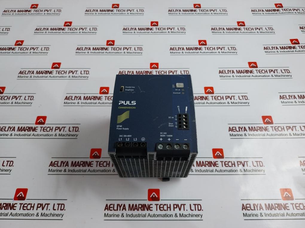 Puls Qt40.241 Power Supply Dimension 3Ac 380-480V 50-60Hz Dc 24-28V 60-51.5A