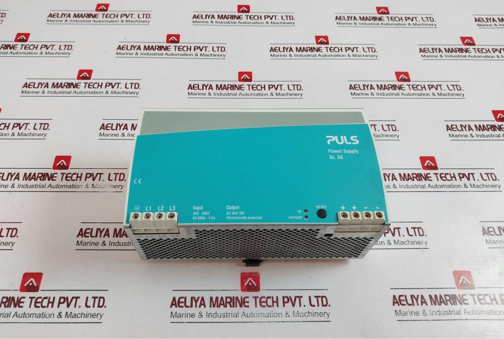 Puls Sl20.303 3-phase Din Rail Power Supply 3Ac 400V 1.5A/Phase 50-60Hz