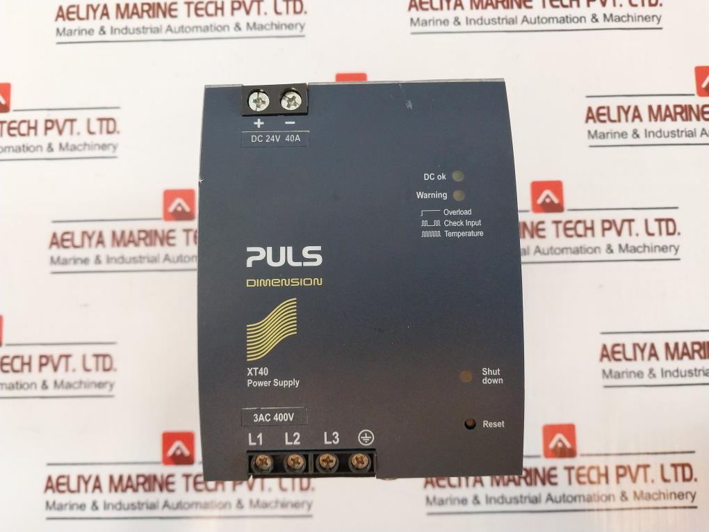 Puls Xt40.241 Semi Regulated Power Supply 3-phase 24V