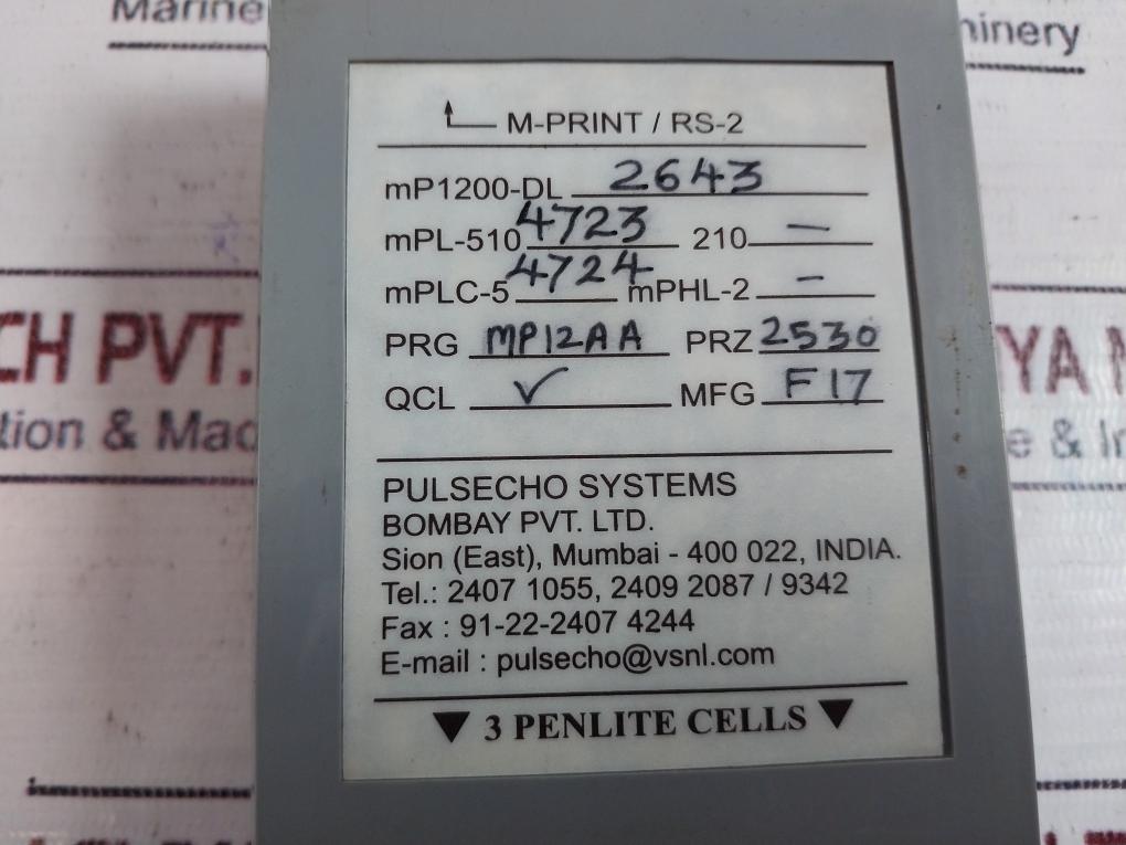 Pulsecho Mp1200-dl Ultrasonic Thickness Gauge Set