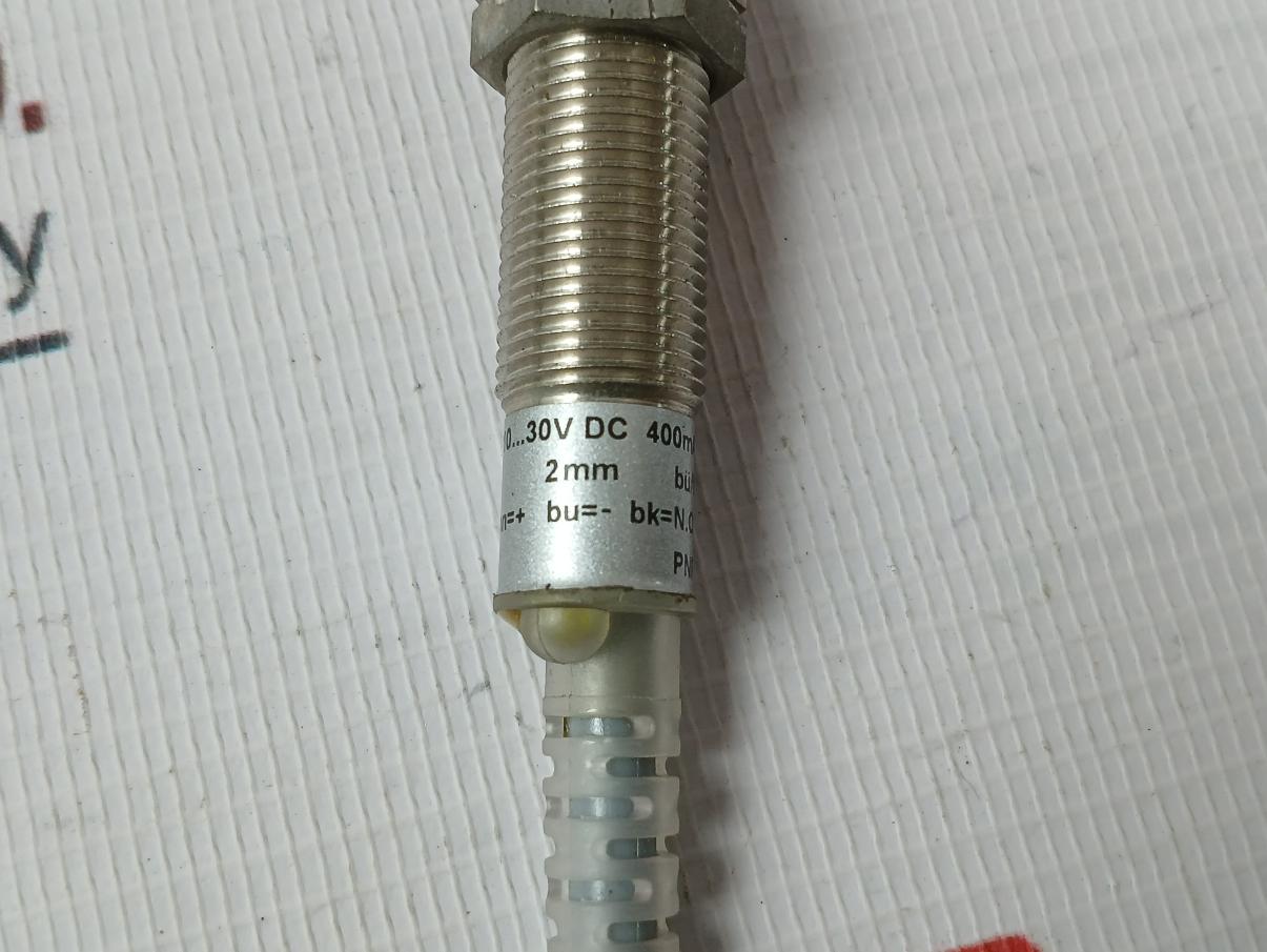Pulsotronic 9962-1400 Proximity Switch Sensor 10-30 Vdc 400Ma 2Mm Bu/Fi, 2 Meter
