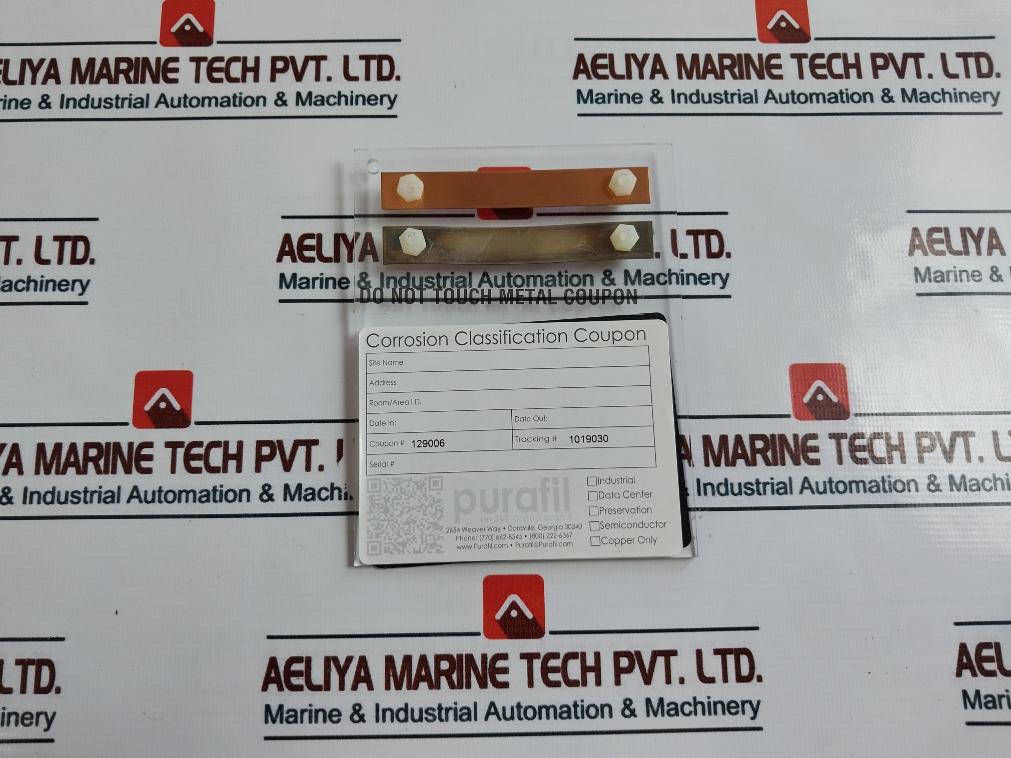 Purafil 129006 Environmental Corrosivity Report Two Copper Stripes