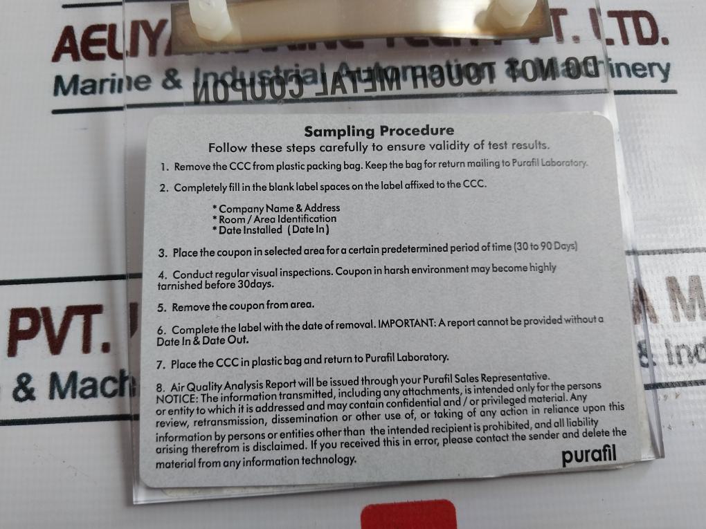 Purafil 129006 Environmental Corrosivity Report Two Copper Stripes