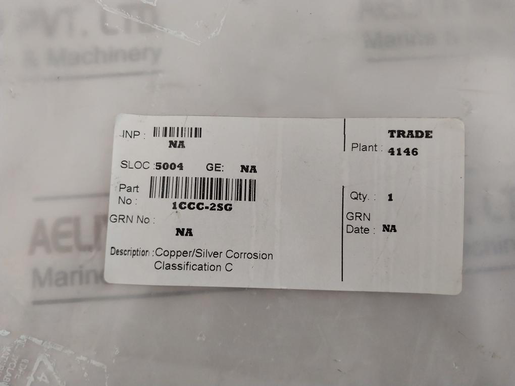 Purafil 1ccc-2sg Copper/silver Corrosion Classification C