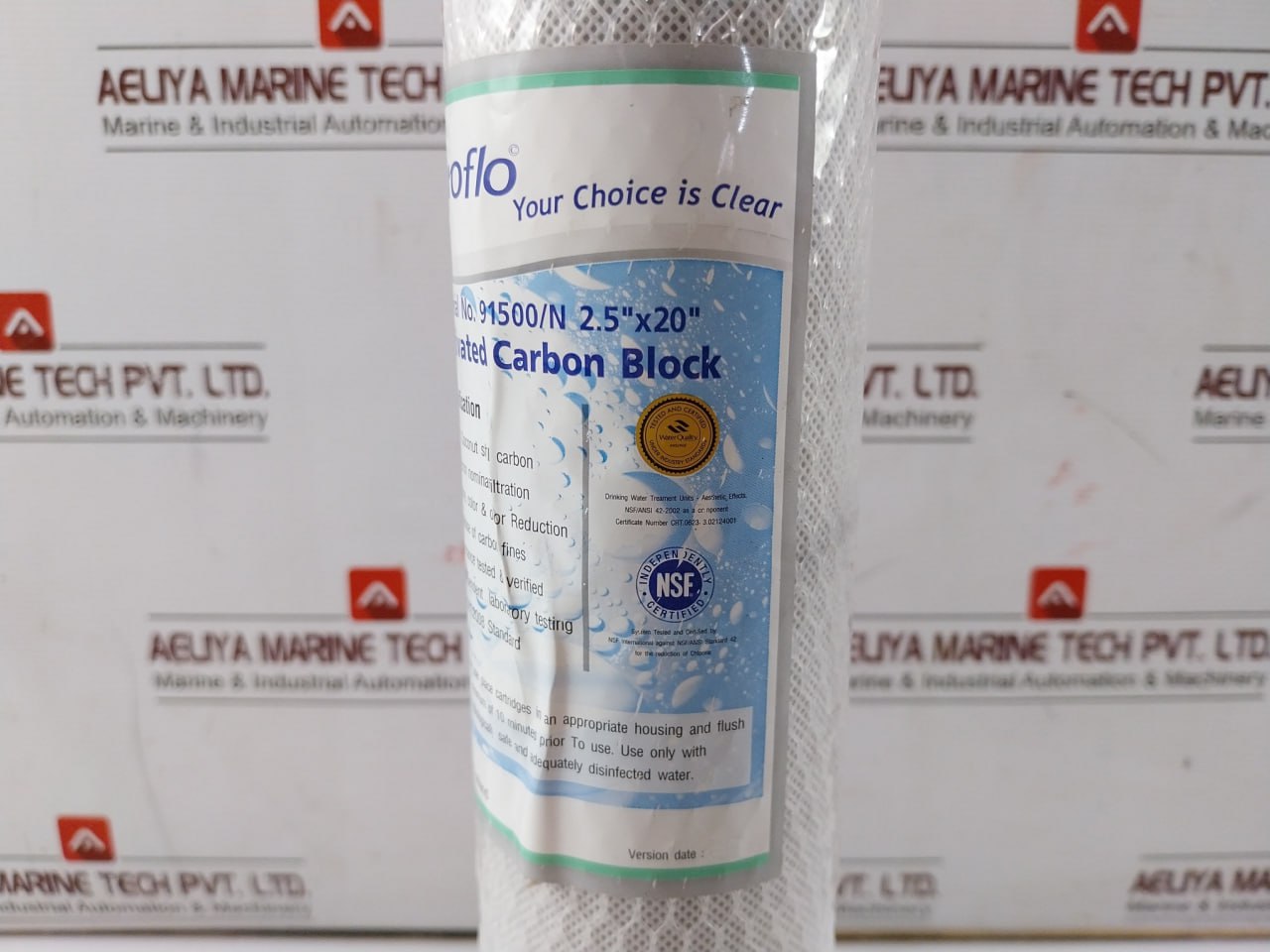 Puroflo 91500/N 2.5"X20" Activated Carbon Block Water Filter Cartridge