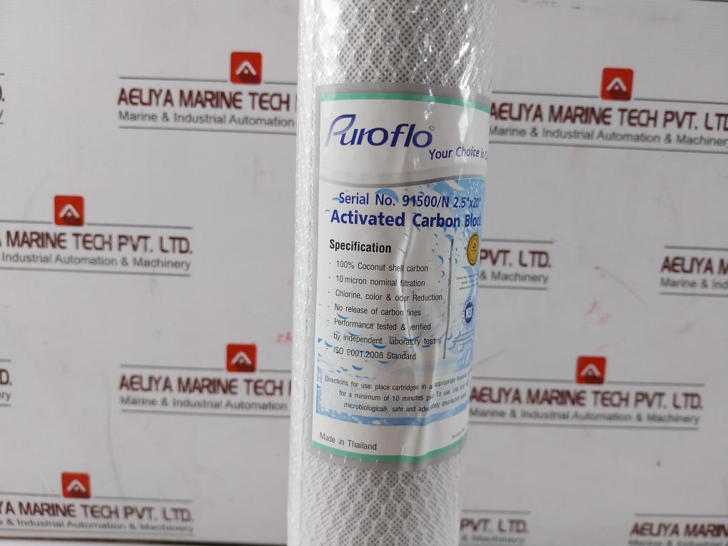 Puroflo 91500/N 2.5"X20" Activated Carbon Block Water Filter Cartridge