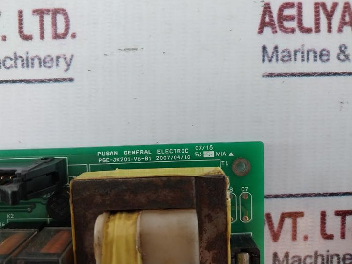 Pusan General Electric Jk-201 Salinity Controller Pcb Card Rev 4.0