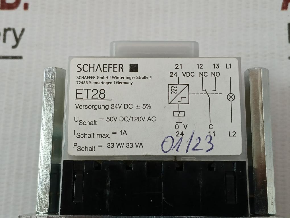 Push-button Switch Module Et28 Schaefer 24 Vdc 075650
