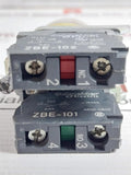 Push Button/E-stop Unit Ac15 Schneider Electric Zbe-102 240V 3A
