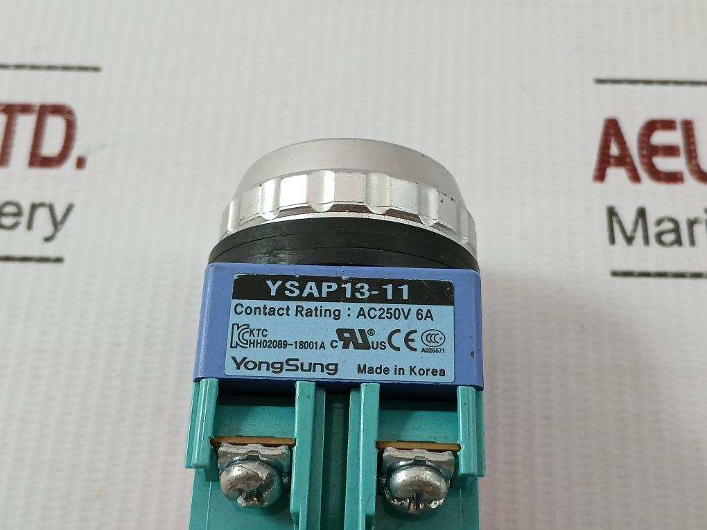 Push Button Switch Ysap13-11 Yongsung Ac250V 6A