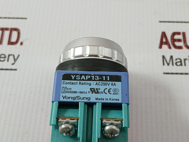 Push Button Switch Ysap13-11 Yongsung Ac250V 6A