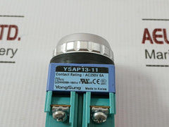 Push Button Switch Ysap13-11 Yongsung Ac250V 6A