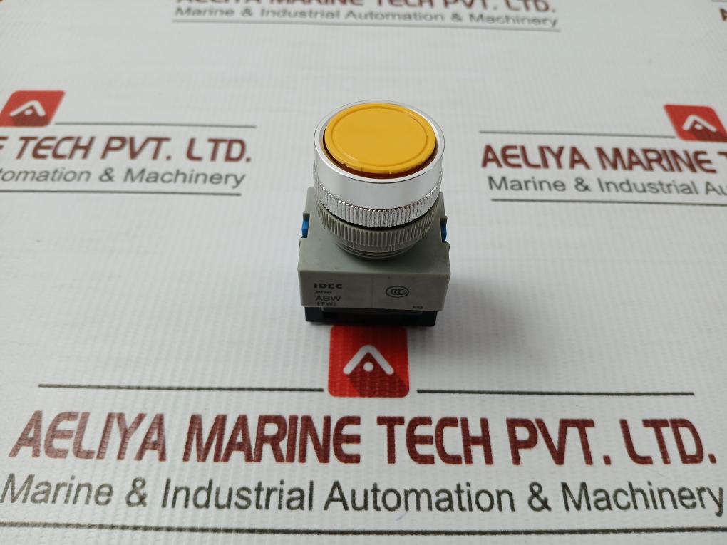 Push Button With Contact Block Base 600V 10A Idec Abw Hw-c10