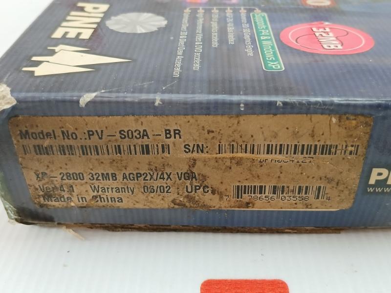 Pv-s03A-br Agp Graphics Card Pine