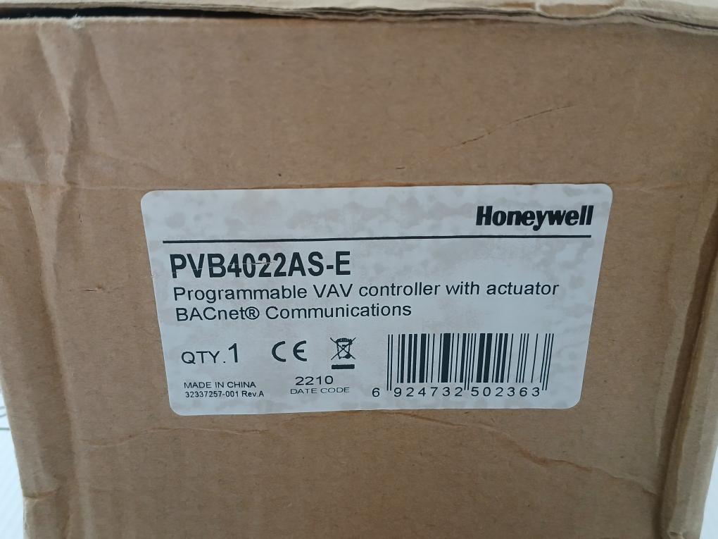 Pvb4022As-e Honeywell 24Vac, 50/60Hz Programmable Vav Controller With Actuator