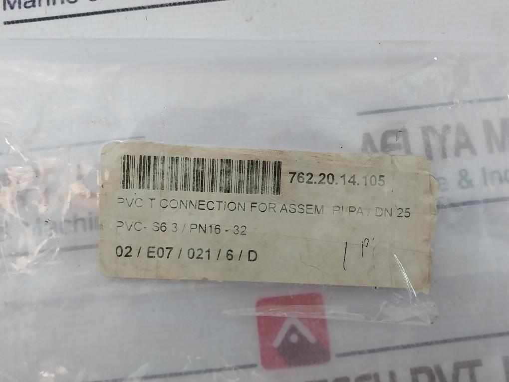 PVC S6,3/PN16 T Connection for Assem Pi/pa/dn 25