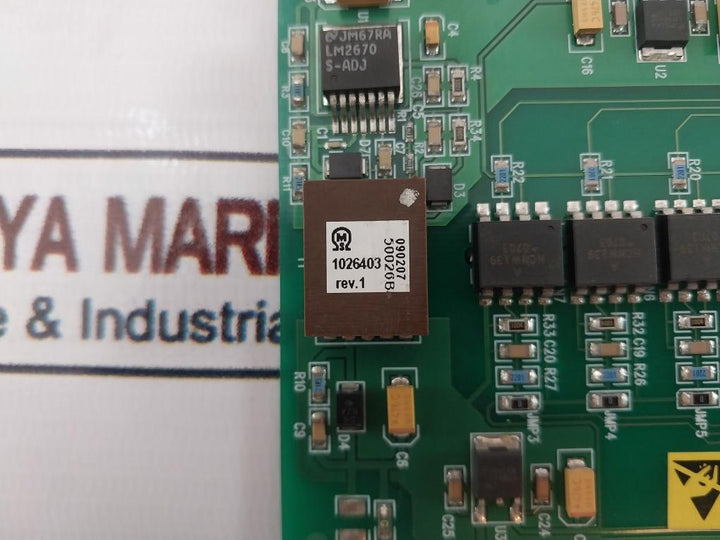 Pw/Fin 10262582 Printed Circuit Board
