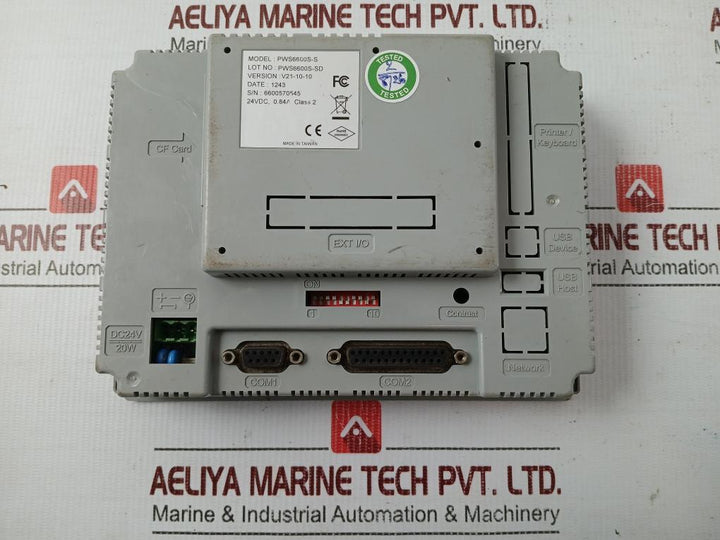 Pws6600s-S-Interface-Touch-Screen-Panel-By-Hitech-24-Vdc-0-2