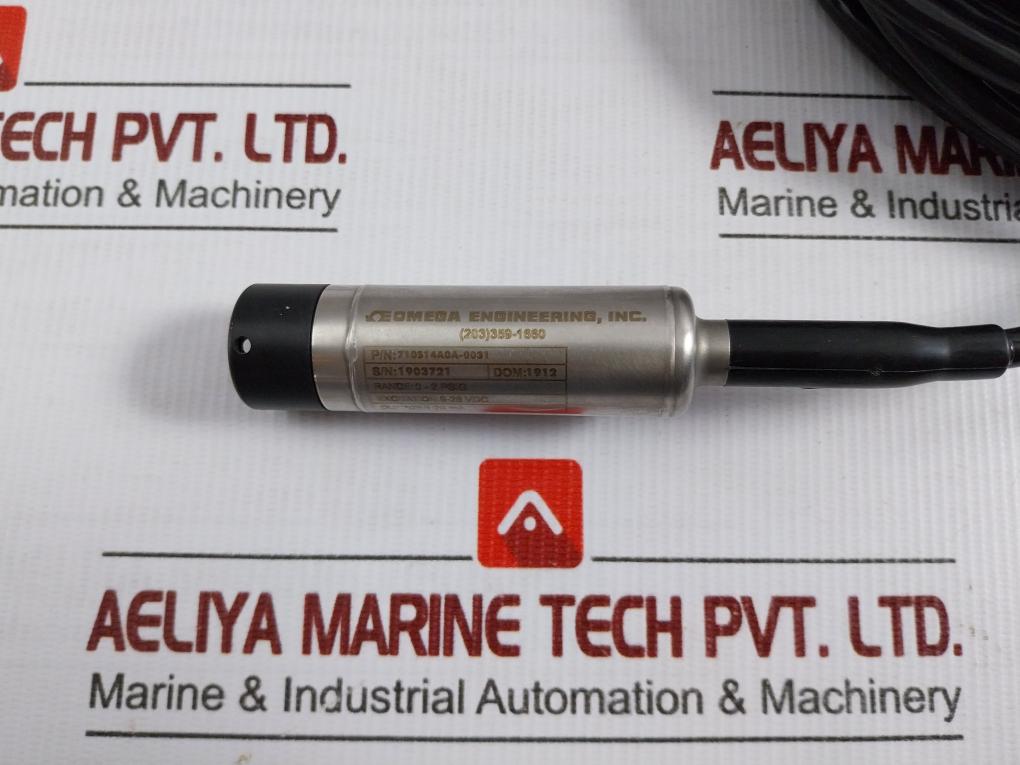 Px439-002Gi Pressure Transmitter With Cable 0.00 To 2.00 Psig Omega