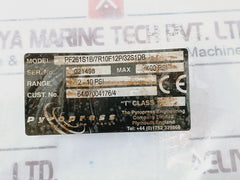 Pyropress Pf261S1B/7R10F12P/32S1Db Pressure Switch Ip66 Ac250V 5A Dc30V 400 Psi