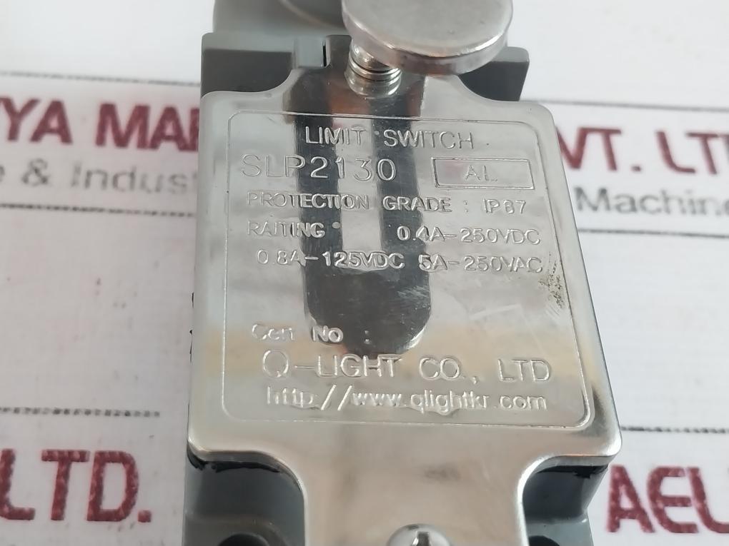 Q-light Slp2130-al Limit Switch Ip67 5A 250Vac 0.8A 125Vdc