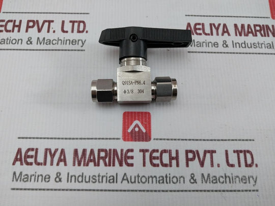 Q91Sa-pn6.4 Stainless Handle Ball Valve Type 3/8 In 304