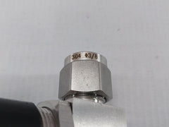 Q91Sa-pn6.4 Stainless Handle Ball Valve Type 3/8 In 304